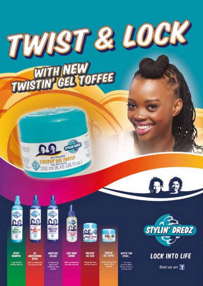 Stylin Dredz Extra Strong Hold Twisiting Gel Toffee Super Shine Formula Pk Of 4