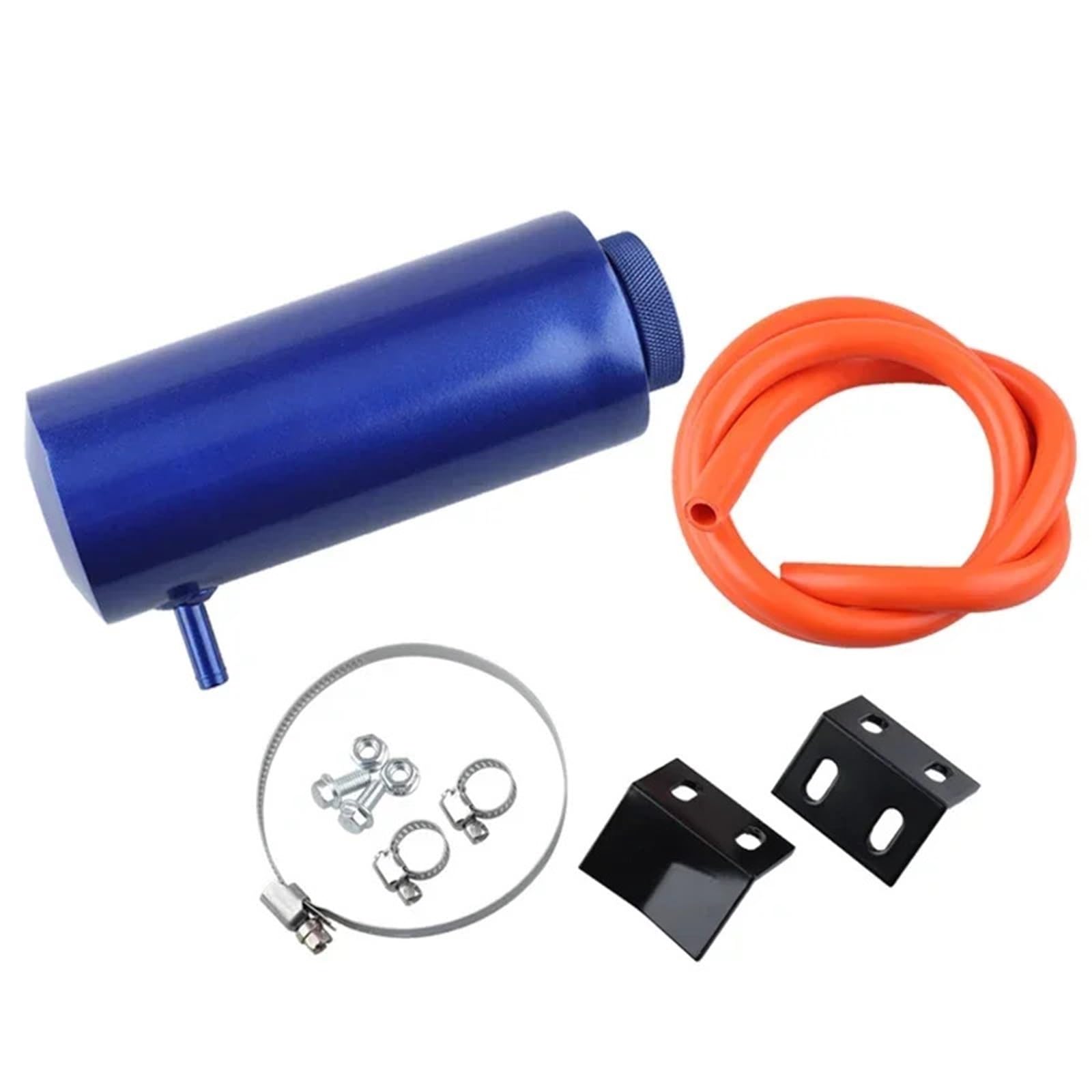 Zbiornik wyrównawczy Zbiornik Wyrównawczy Do Chłodnicy, Aluminiowy, Uniwersalny, 800 Ml, Zbiornik Wyrównawczy Płynu Chłodzącego, Zatrzask Chłodzący(Blue)