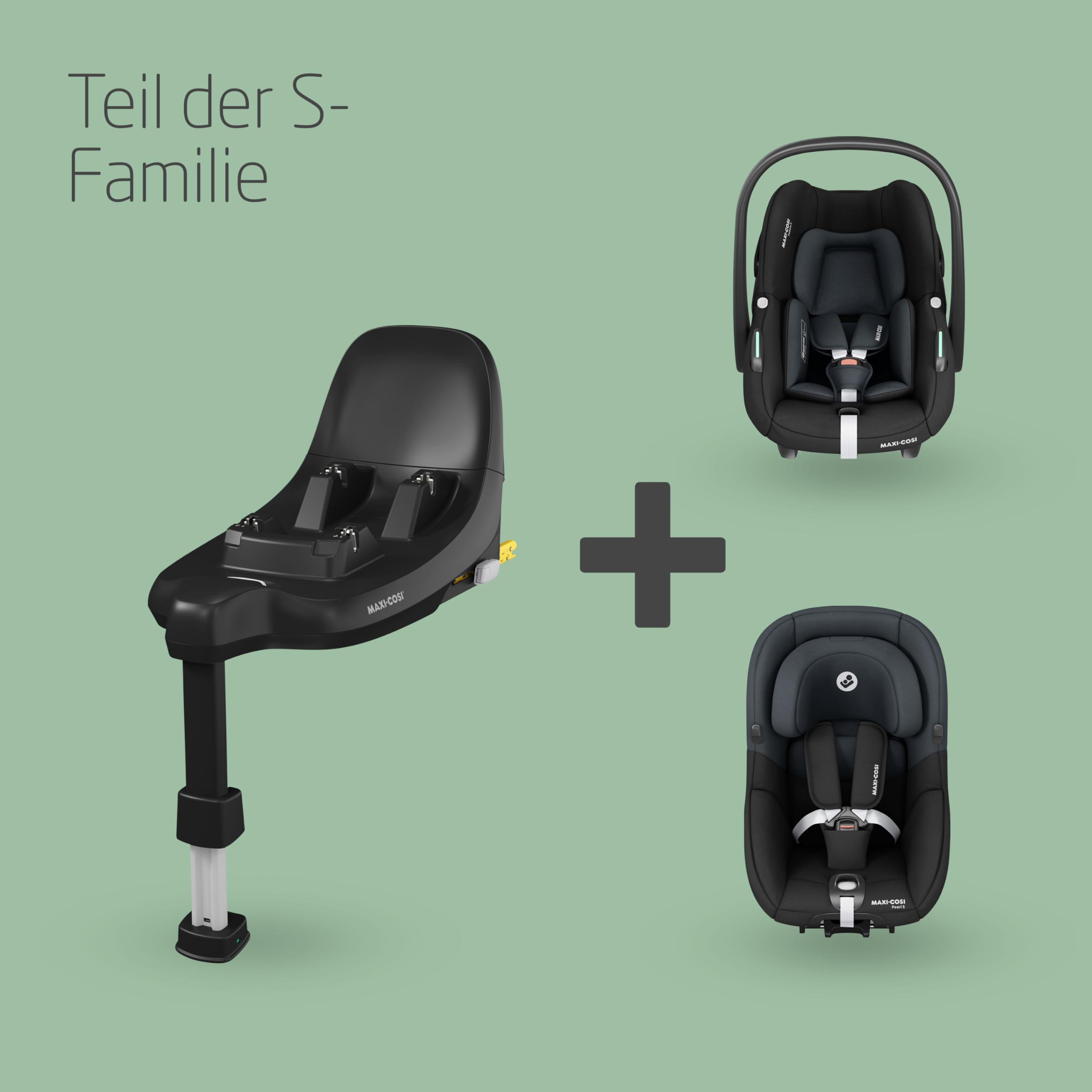 Maxi-Cosi FamilyFix S ISOFIX Basisstation 0–18 kg 40–105 cm rückwärtsgerichtetes Fahren Schwarz