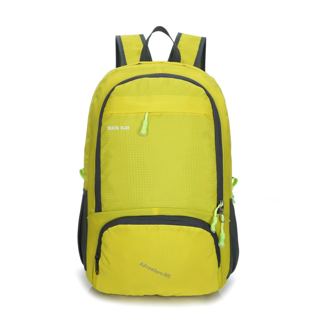 LJ SportUnisex Outdoor Foldable Backpack Waterproof for Hiking Camping (Yellow)