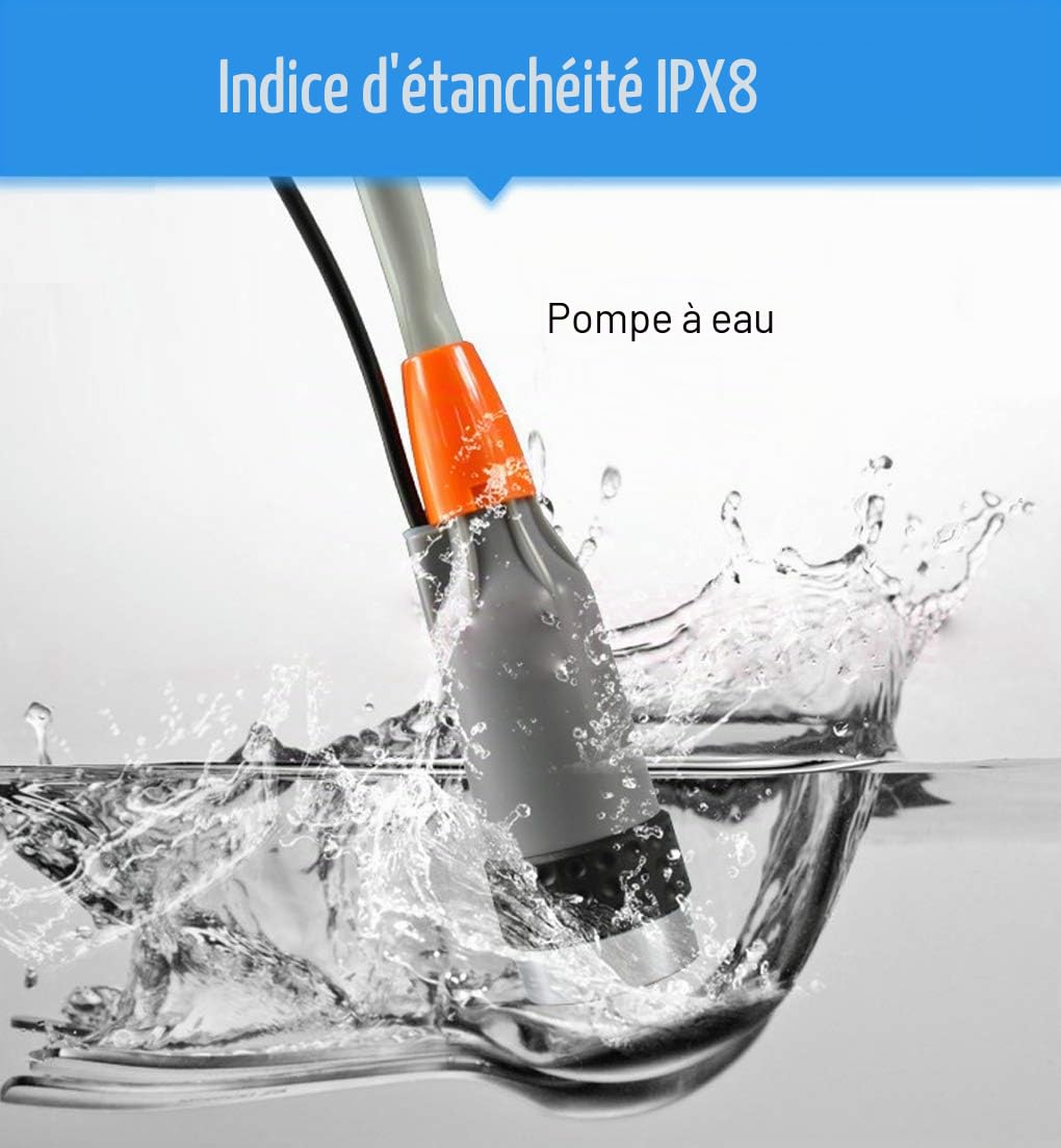 Zooma Douche de Camping en Plein air avec Pompe Submersible