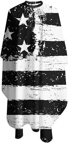 Miniatura 3 de Capa de peluquería impermeable personalizada, añade tu texto fotográfico, capa personalizada de peluquería para hombres, capa de corte de pelo