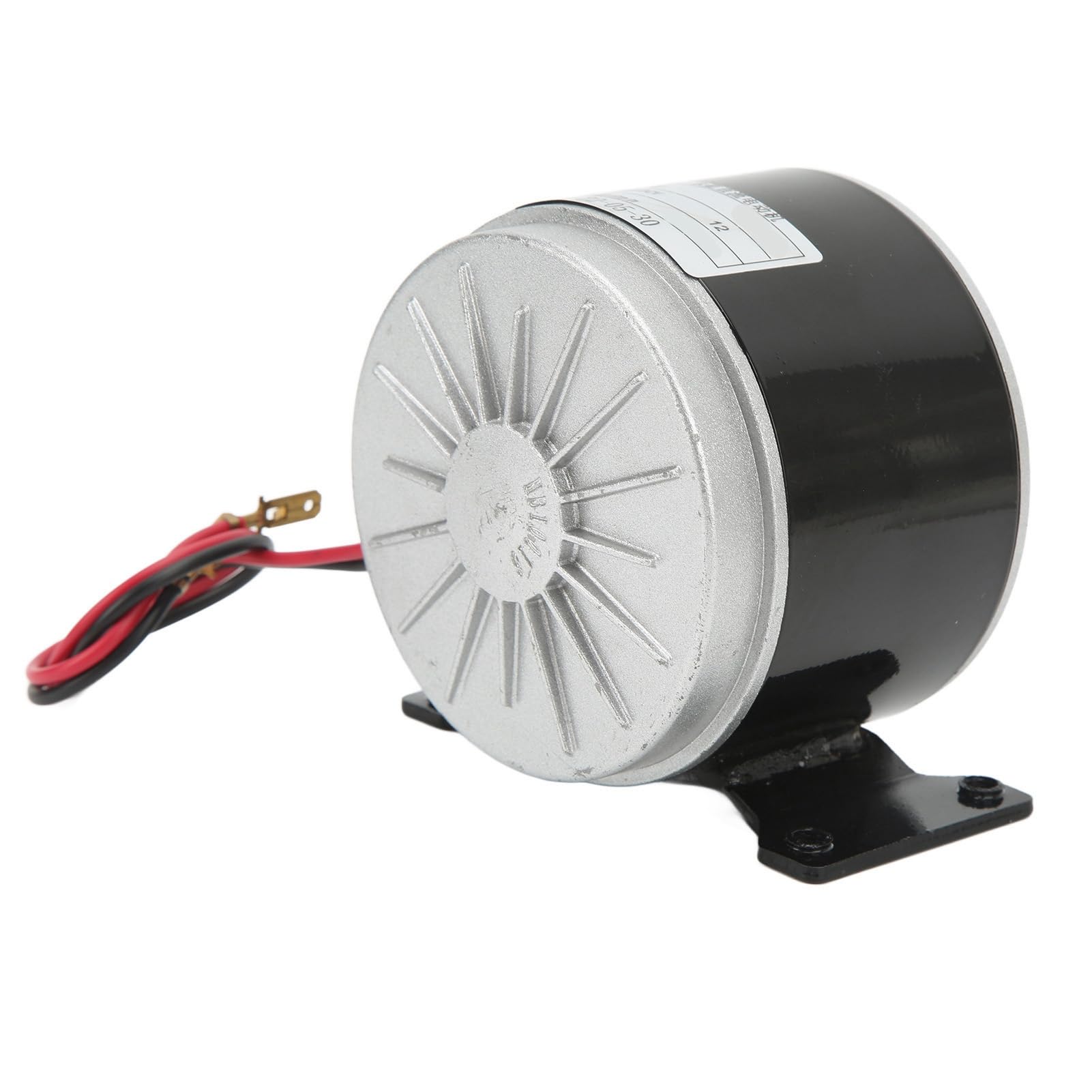 Szczotkowany Silnik Elektryczny, Silnik Prądu Stałego z Magnesem Trwałym 12 V 2750 Obr./min, Duża prędkość, Mocny, z Metalowym Kołem Pasowym, dla Majsterkowiczów Rowery