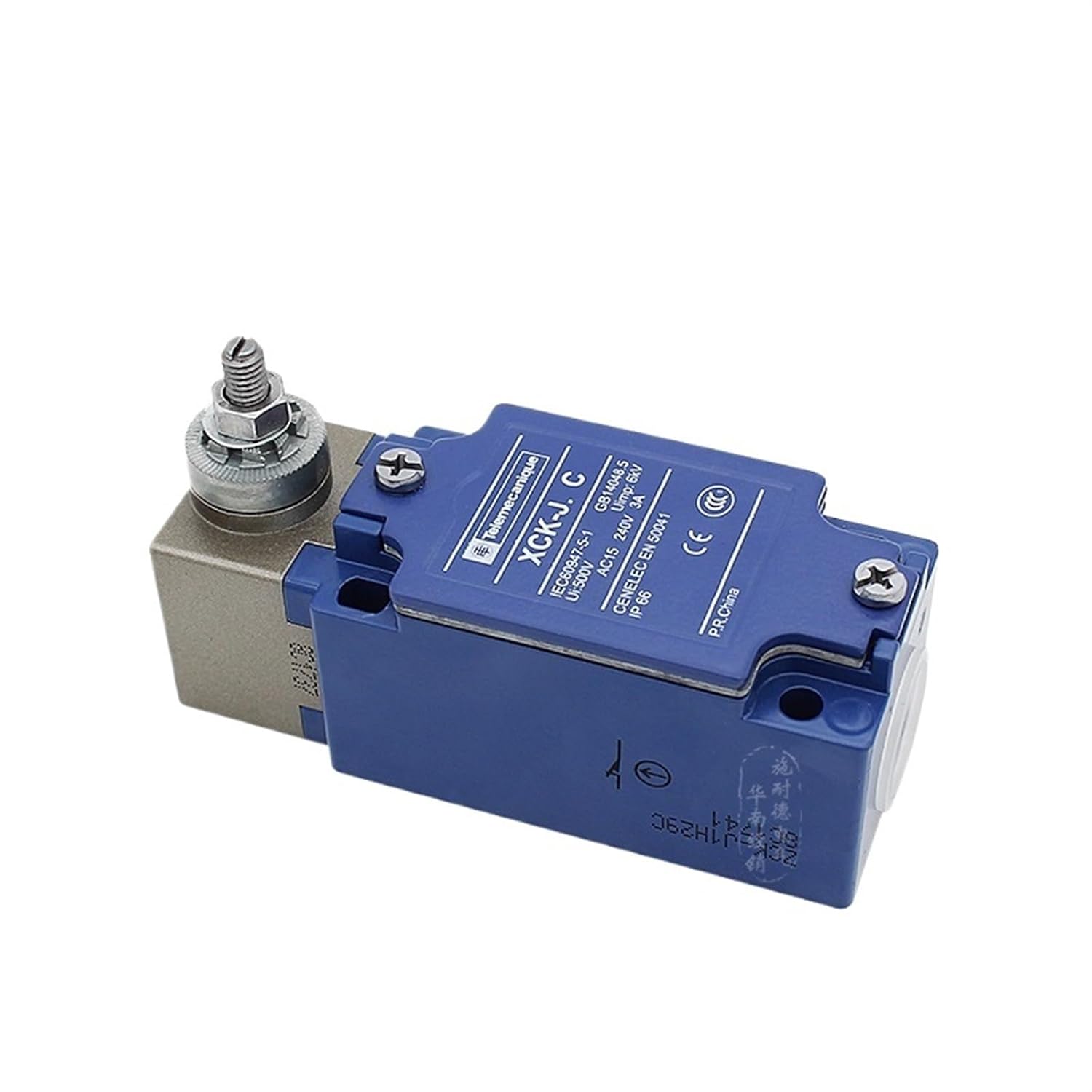 Optimized Toggle Micro-Travel Limit Switch XCKJ10541H29C 2P, 1NC 1NO Momentary Spring Roller Rocker