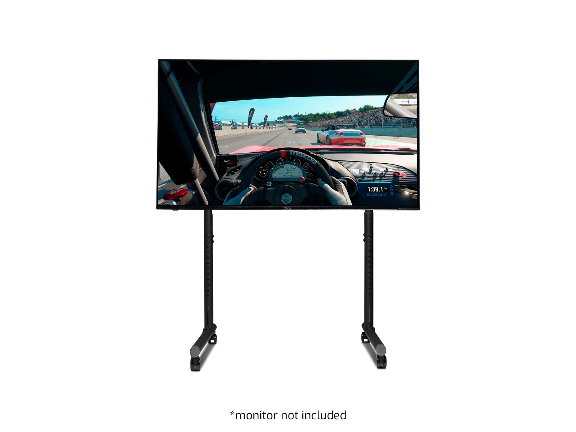 Next Level Racing Round Tube Freestanding Single Monitor Stand (NLR-R010) - 3
