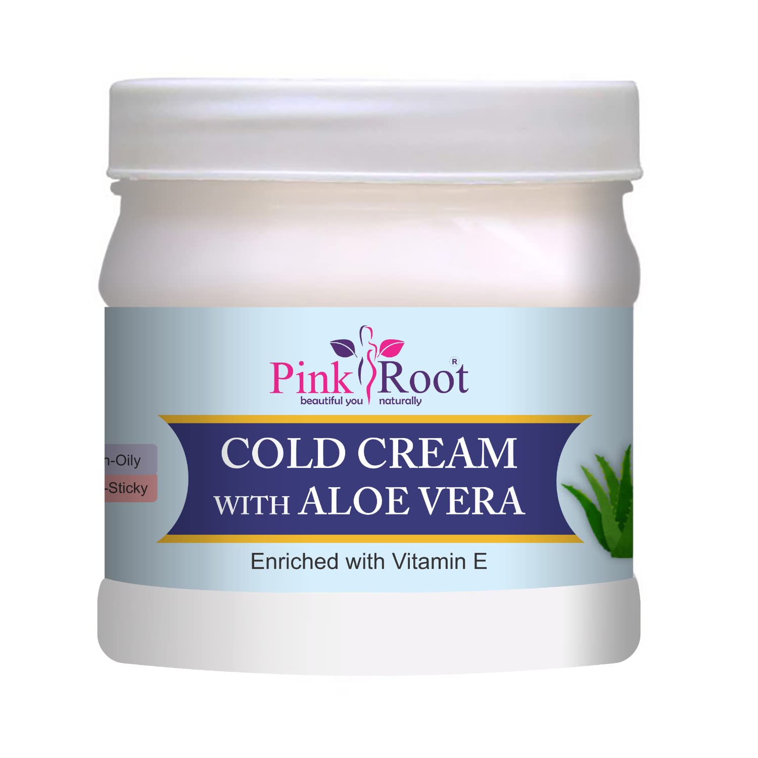 Pink Root Cold Cream with Aloe Vera Enriched with Vitamin E 500gm