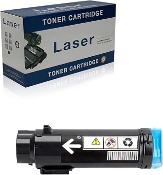 Compatible Toner Cartridge Replacement for Dell H625 593-BBOW 593-BBOX 593-BBOY 593-BBOZ for Use with Dell H625CDW H825 H825CDW S2825 S2825CDN Printer,Cyan