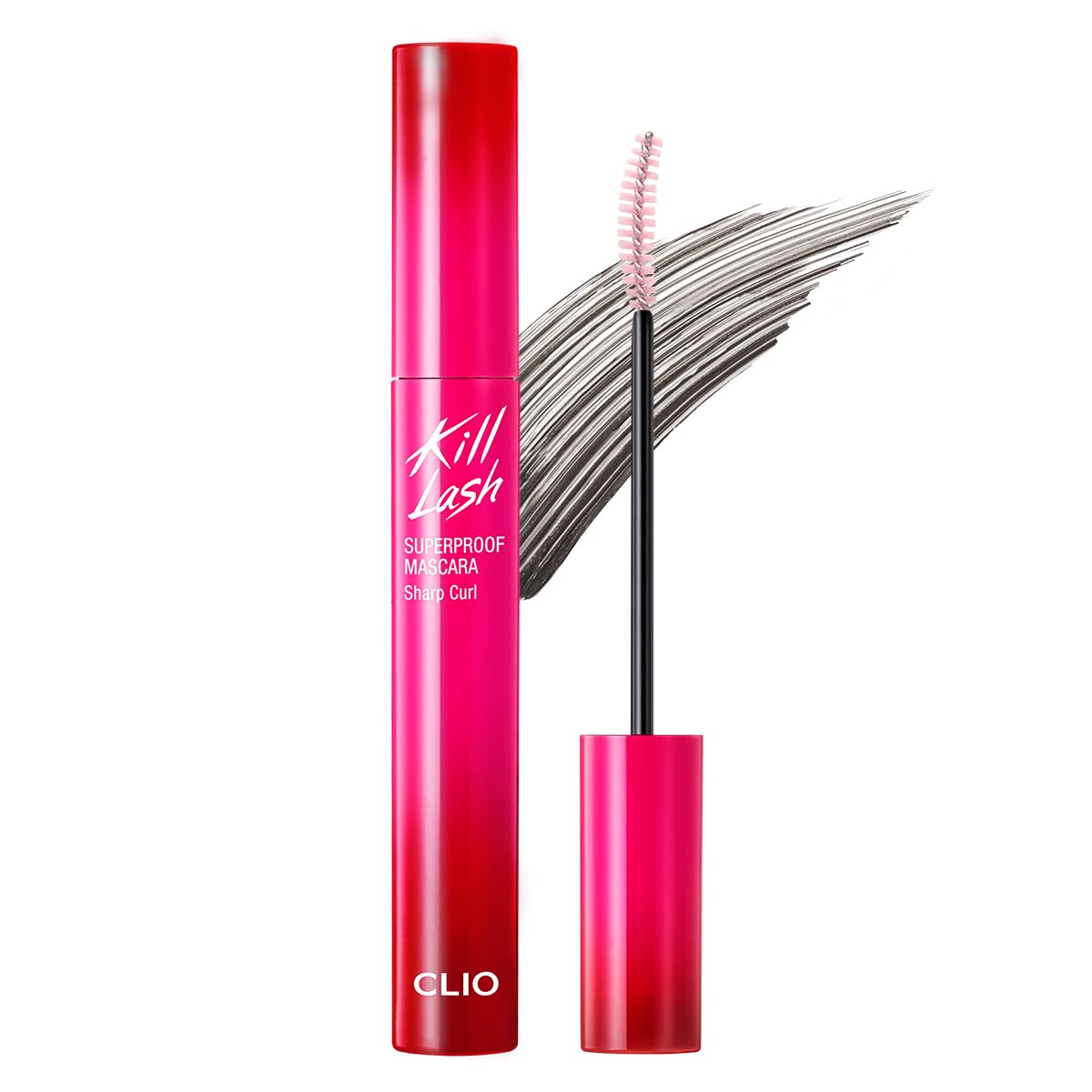 CLIO KILL LASH SUPERPROOF MASCARA 010 SHARP CURL Black Beauty & Personal Care