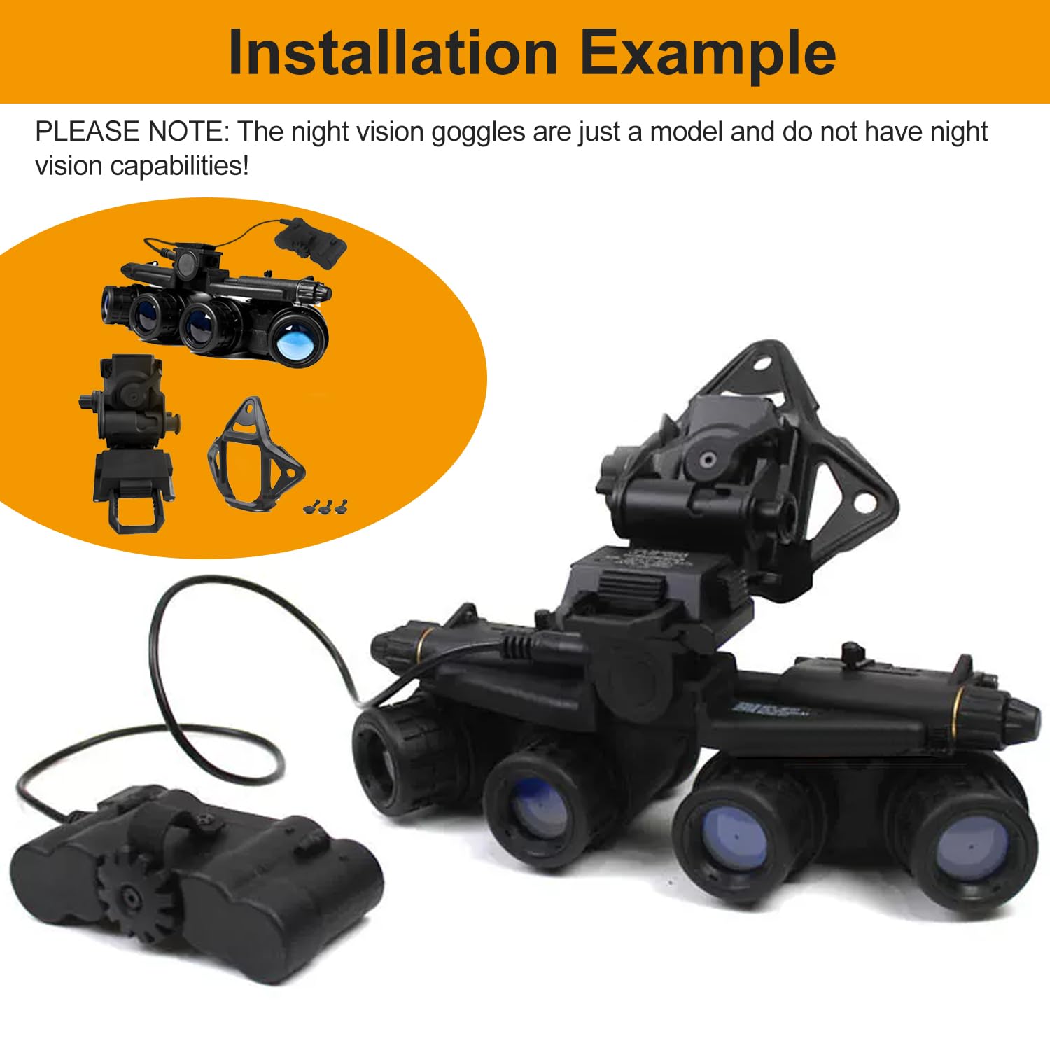 Lunettes De Vision Nocturne GPNVG-18 FMA - Modèle Dummy / Réplique Pour Airsoft, Chasse