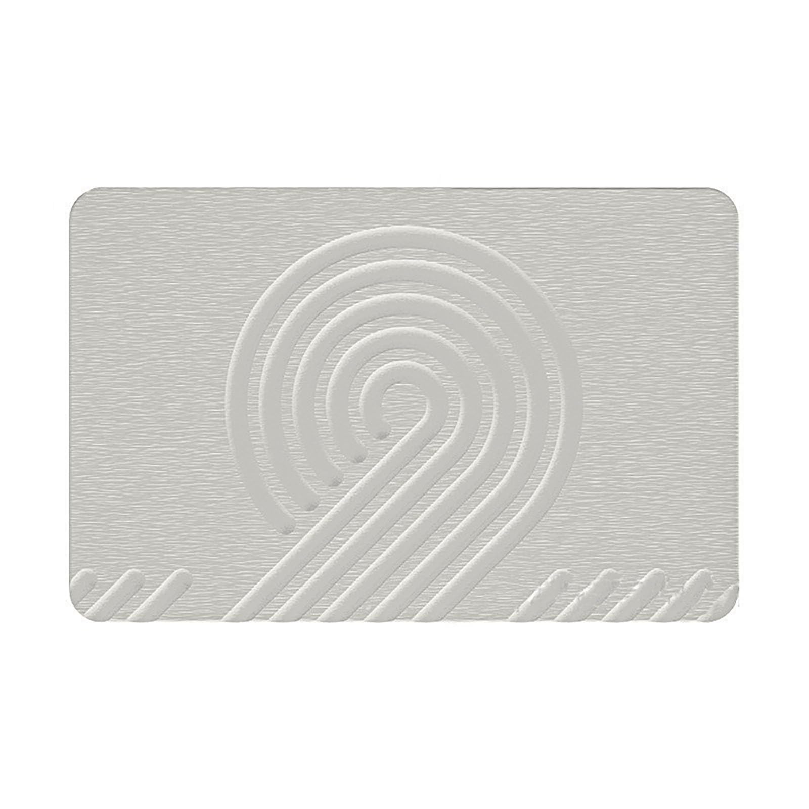 Tapis de bain en terre de diatomée – Tapis de pierre à séchage rapide avec base antidérapante, tapis de sol absorbant l'eau pour la maison