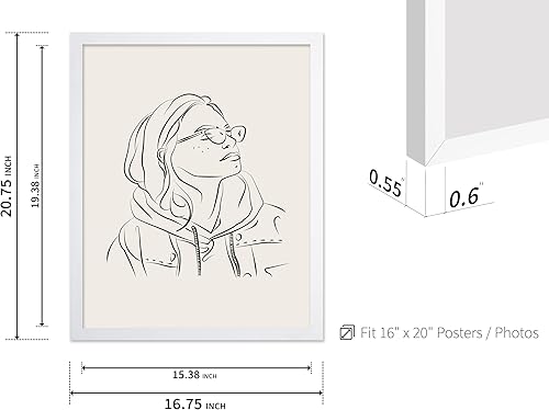 Miniatura 419 de Poster Master Póster de peonías – Estampado de flores retro – Ilustración floral – Ilustración en blanco y negro – Diseño de línea y abstracto –