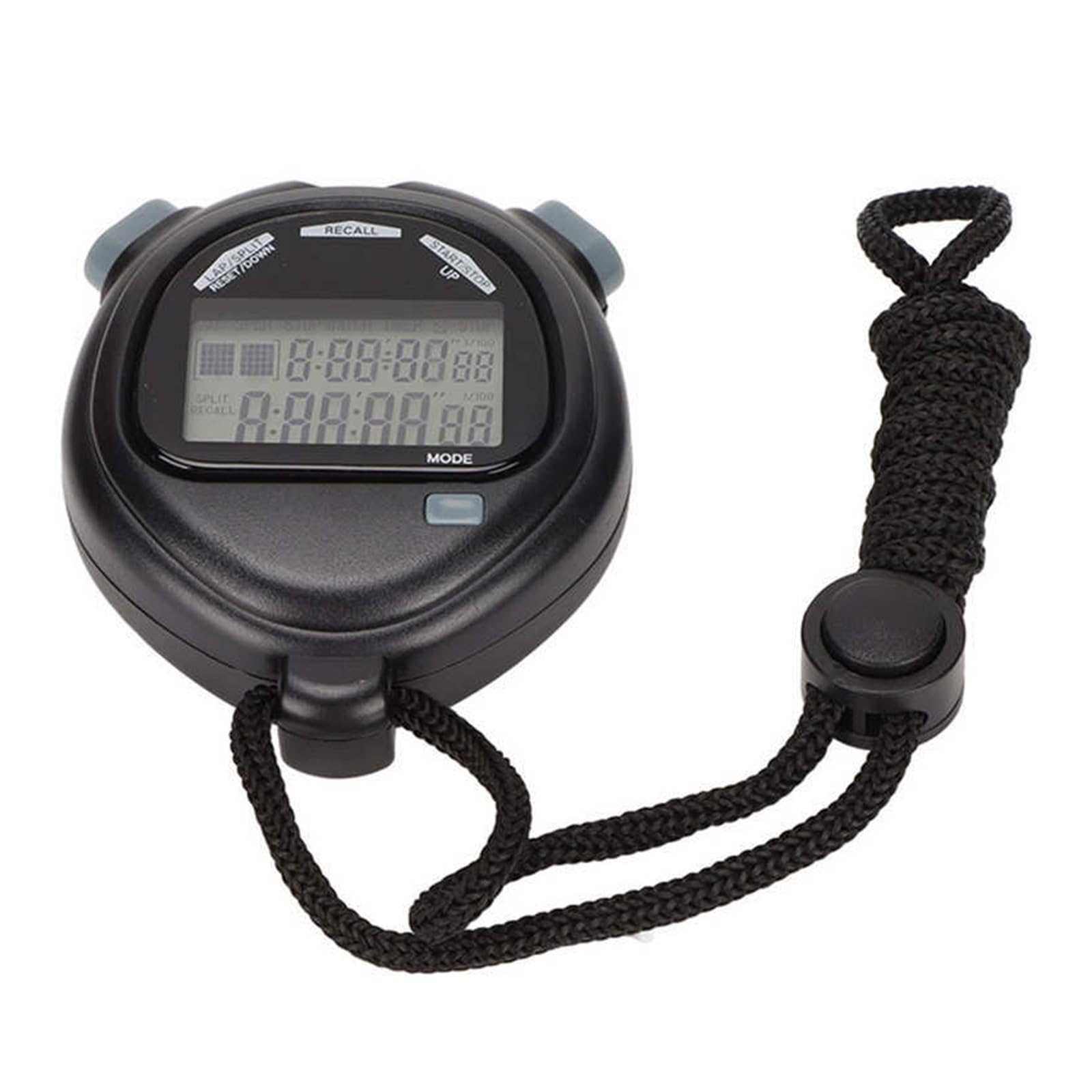 cronometro, Timer sportivo digitale multifunzione a 2 linee for allenamento di