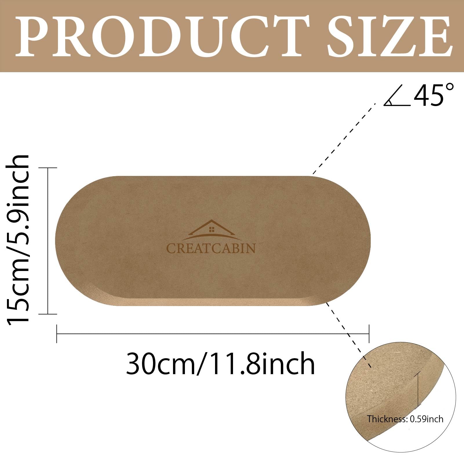 CREATCABIN Oval Pottery Forms Pottery Molds for Clay Dish Slump Molds Ceramics Plate Forming Molds Wooden Pottery Tools Tray Molds Press Clay Drying Board for Handbuilding Plates 6x12Inch - Image 2