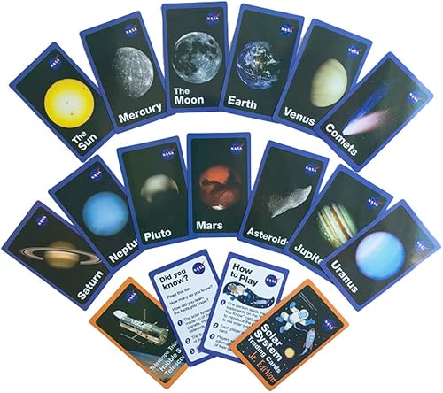 Miniatura 4 de Richardy 17 tarjetas flash y 1 póster del sistema solar espacial estrella niños tarjetas flash y póster juegos para niños juguetes de aprendizaje