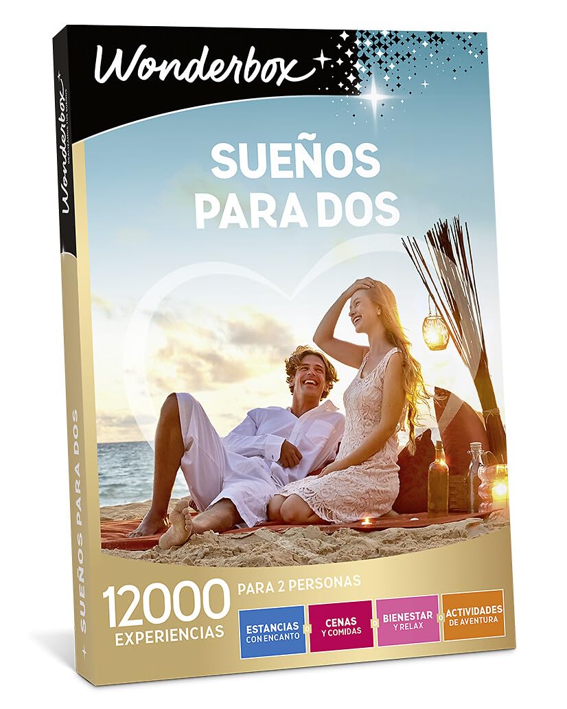 WONDERBOX Caja Regalo para parejas - SUEÑOS PARA DOS - 6.000 experiencias para dos personas