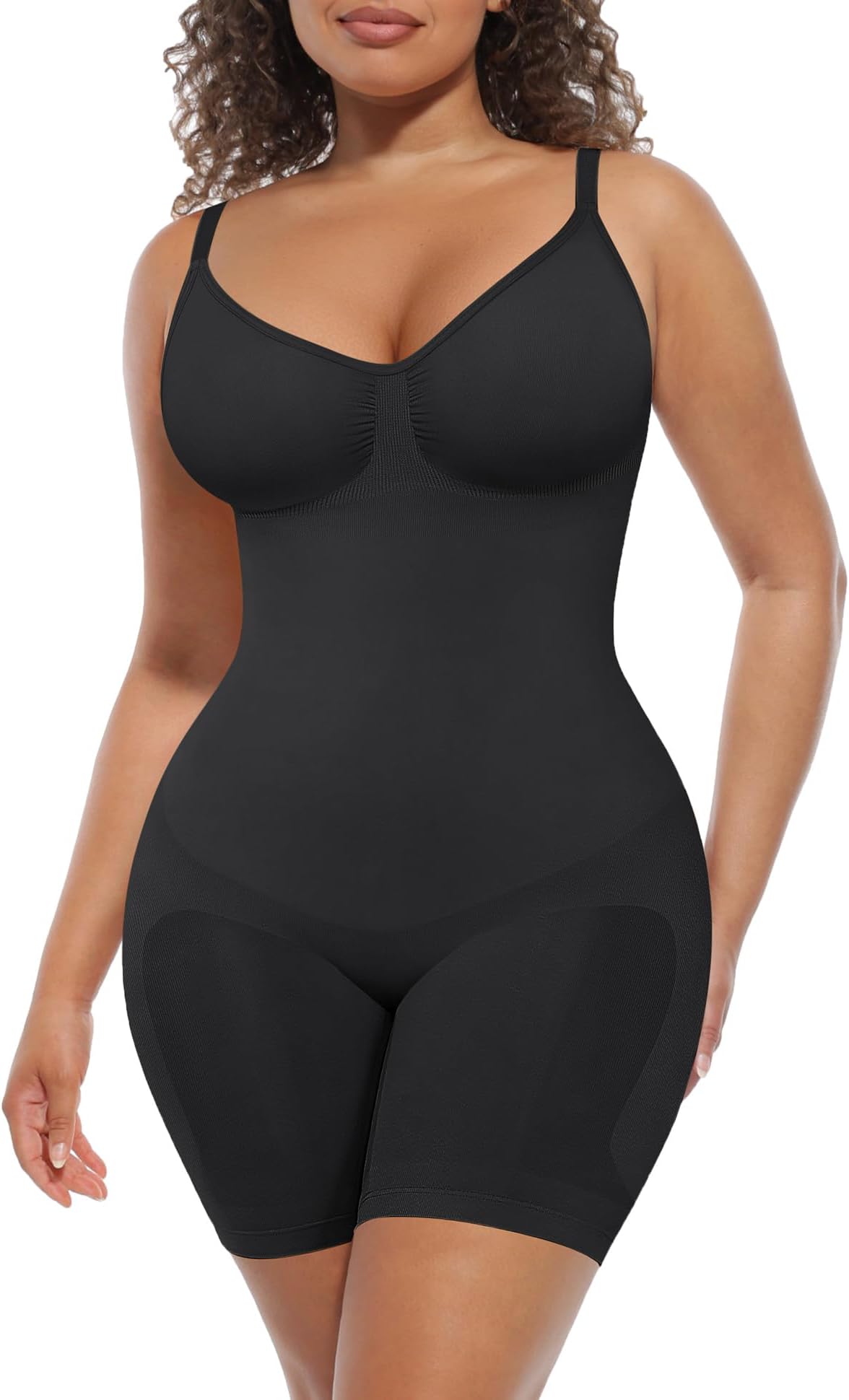 Shapewear Tummy Control Seamless Bodysuit Hip Enhancer Body Shaper for Women