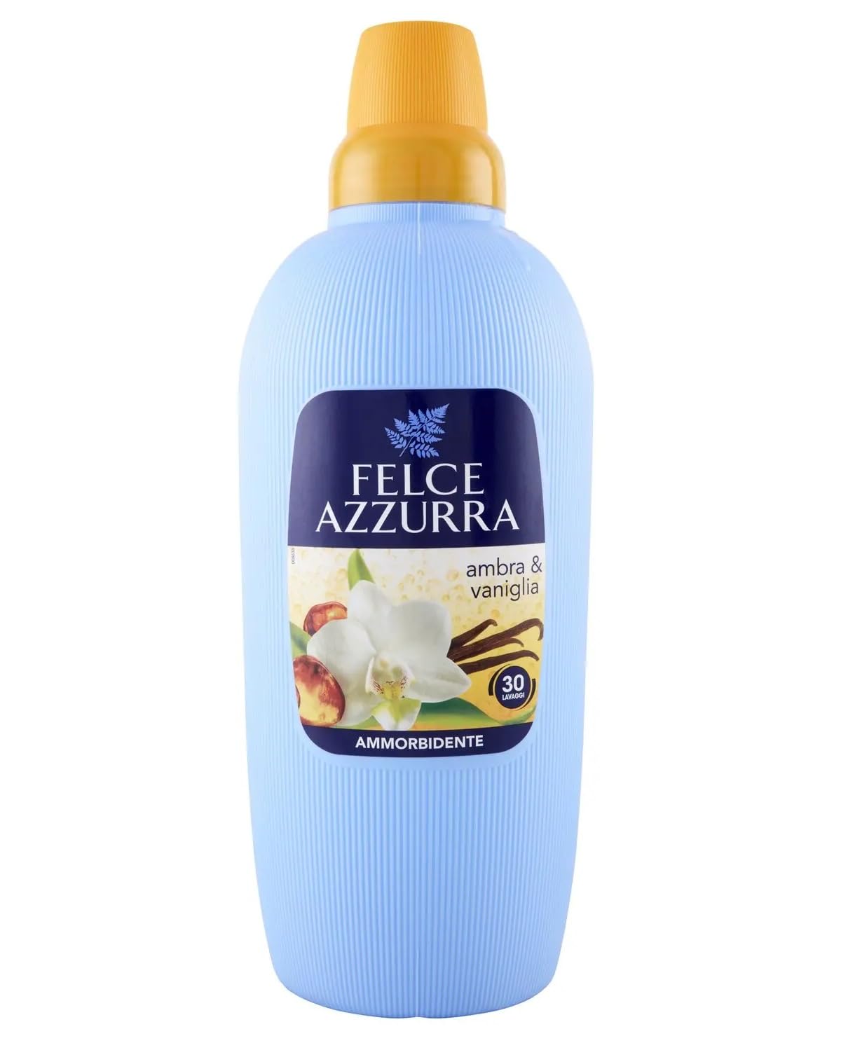 9x Felce Azzurra - Ammorbidente Ambra & Vaniglia, Profumo Inconfondibile, Capi Morbidi - 30 Lavaggi - 2Lt