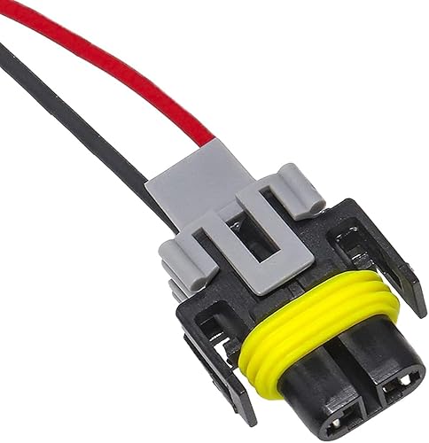 1 enchufe de arnés de lámpara antiniebla H11 para automóvil, conector impermeable de repuesto DJ7028Y-2.8-21, adaptador de conector de arnés hembra