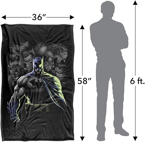 Miniatura 5 de Batman Villains Unleashed Silky Touch - Manta súper suave de 36 x 58 pulgadas, Villains Unleashed