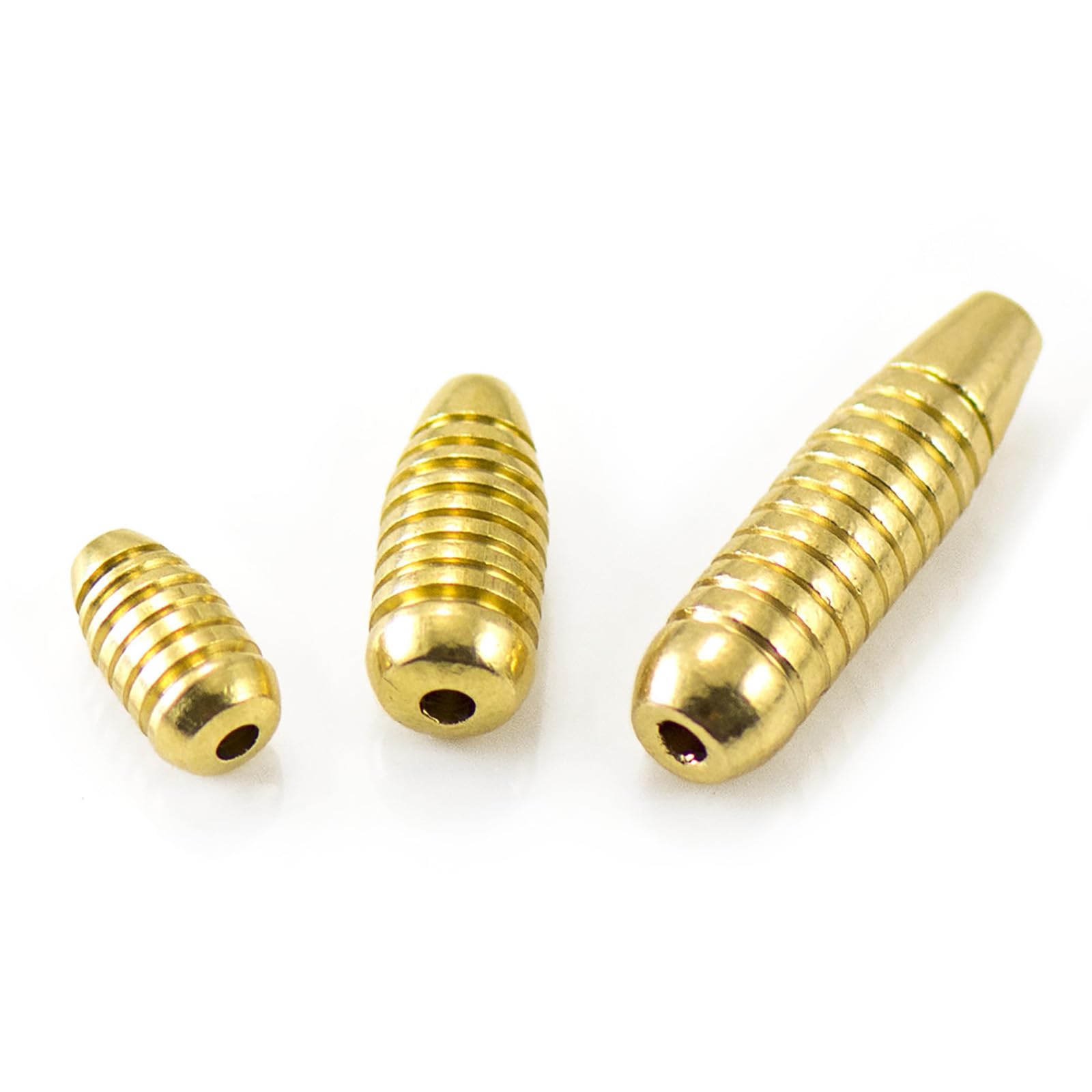 10 Pack Brass Lure Bodies Style 10 Fishing Lures Components for Inline Spinners