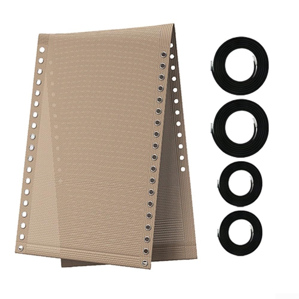 Gravity - Tessuto per riparazione sedia con cinghie in corda per la sostituzione del reclinabile, tessuto traspirante e resistente all'usura, adatto per sedie da salotto all'aperto (beige)