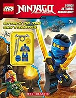 Attack of the Sky Pirates (LEGO Ninjago: Activity Book with Minifigure) 0545905877 Book Cover