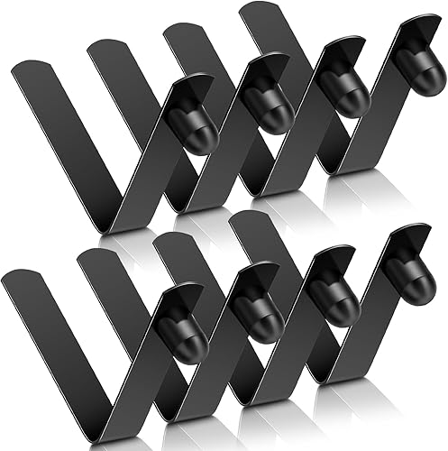 Miniatura 9 de 8 clips para poste de tienda de campaña, botón de resorte, clips de resorte de acero inoxidable para kayak, pasador de tubo de bloqueo para camping,