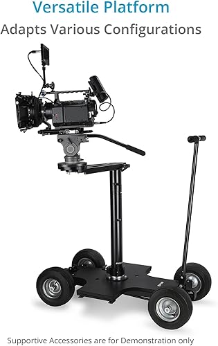 Miniatura 3 de Proaim Flexino Bazooka Set para cámara de video película Dolly. Montaje EuroElemac. Rango de altura 3.5" a 27.5". 4 extensiones. Ofrece carga útil-