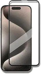 Película De Vidro 3D Tela Toda Para iPhone (iPhone 15 Pro Max / 15 Plus)