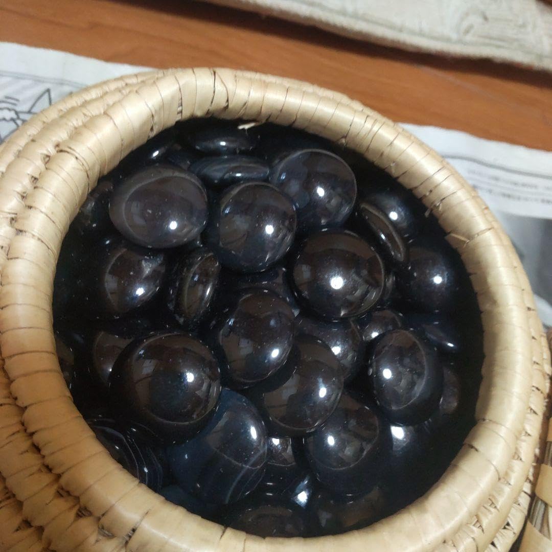 Amazon.co.jp: 瑪瑙碁石めのう約10.1mm36号 着色 : おもちゃ