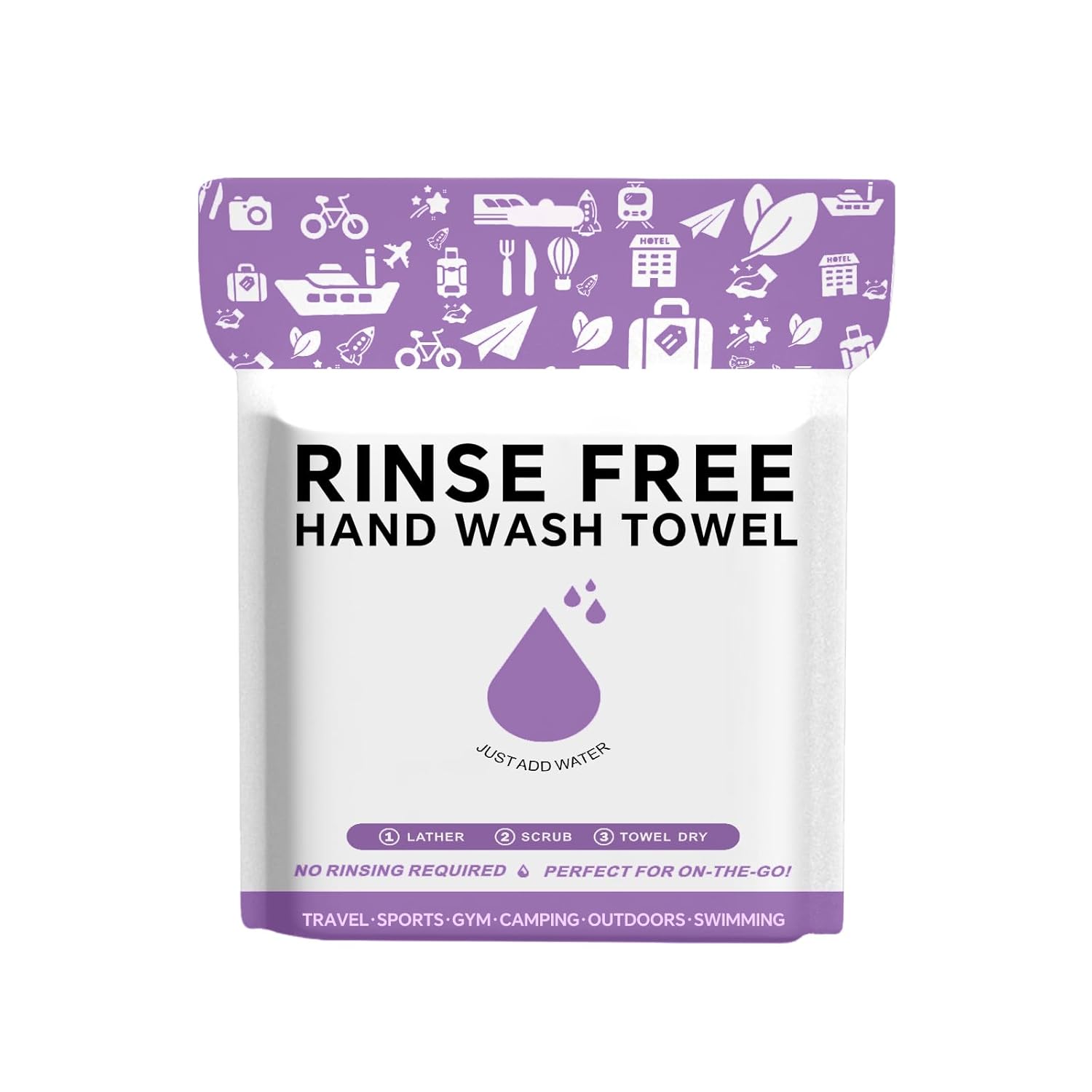 No Rinse Bath Wipes for Adults XL 8 Packs, Rinse Free Bathing Shower Wipes for Adults. Soap Infused, Disposable Body wipes for Elderly 200 PCS for Camping, Elderly, Post Surgery, Gym