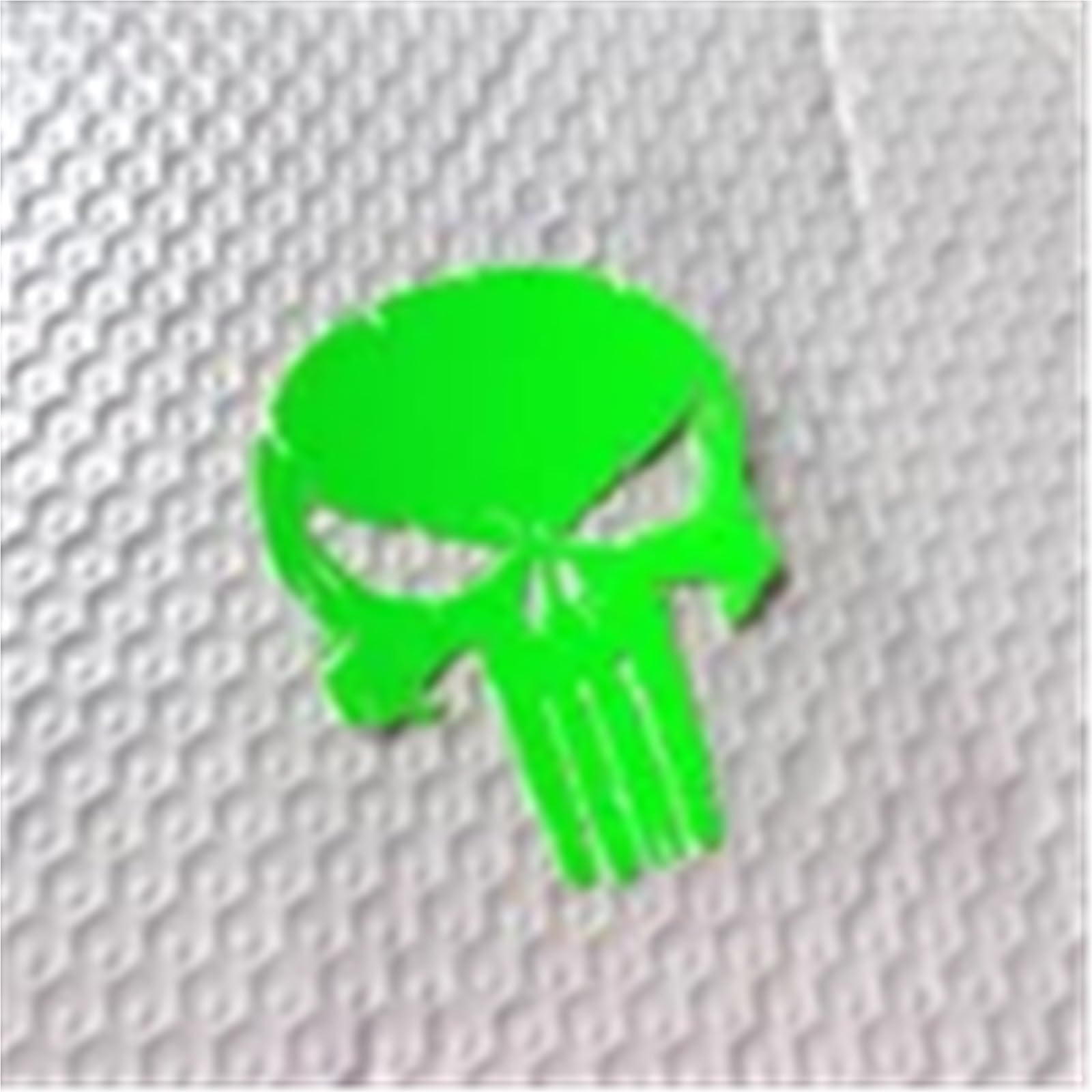 HAfgDJ Motorcycle Skull Stickers Waterproof Reflective Decal