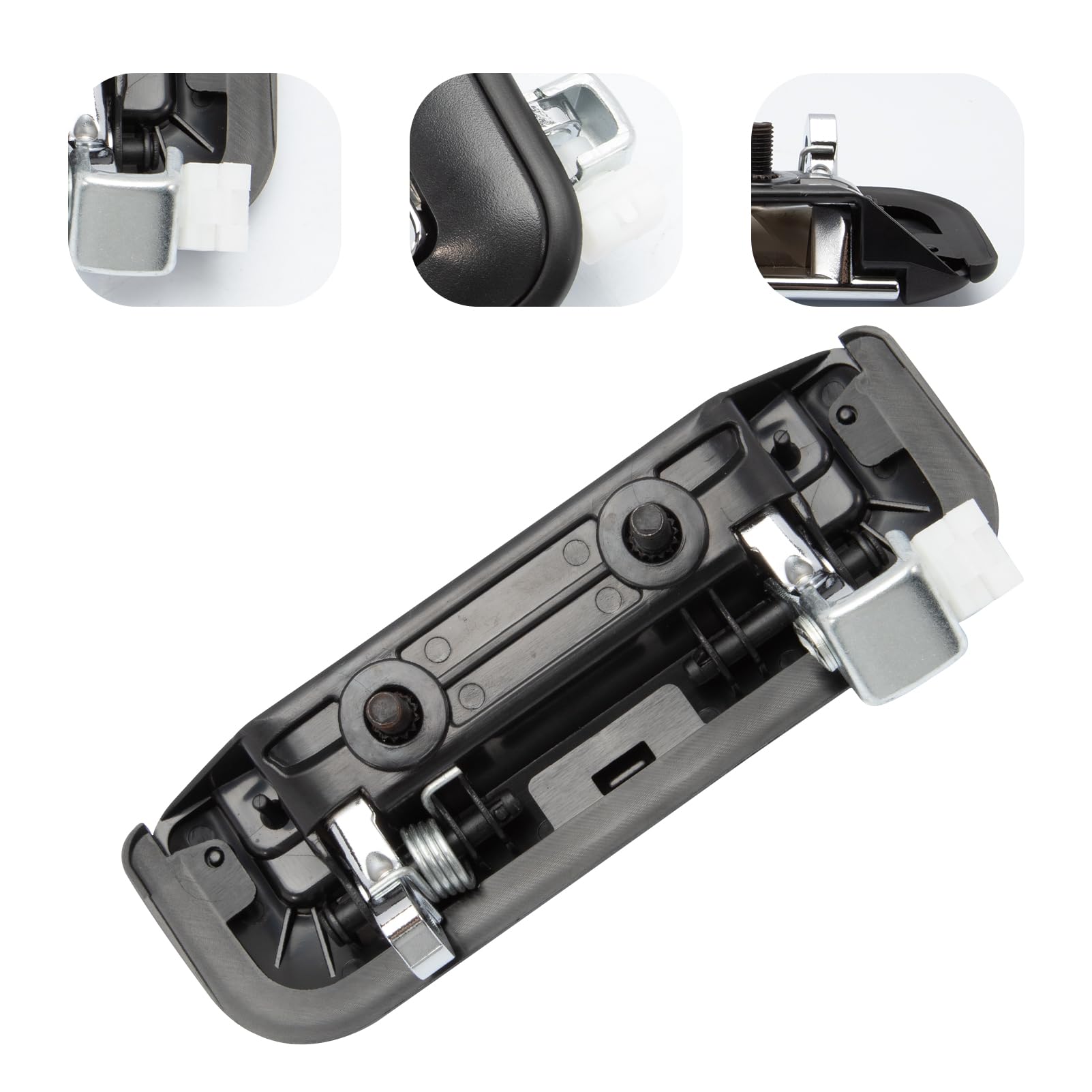 Maniglia per porta esterna laterale cromata Maniglia per bagagliaio (lato guidatore) per Mitsubishi L200 e L300 striscia maniglia esterna anteriore sinistra o posteriore sinistra MR401347