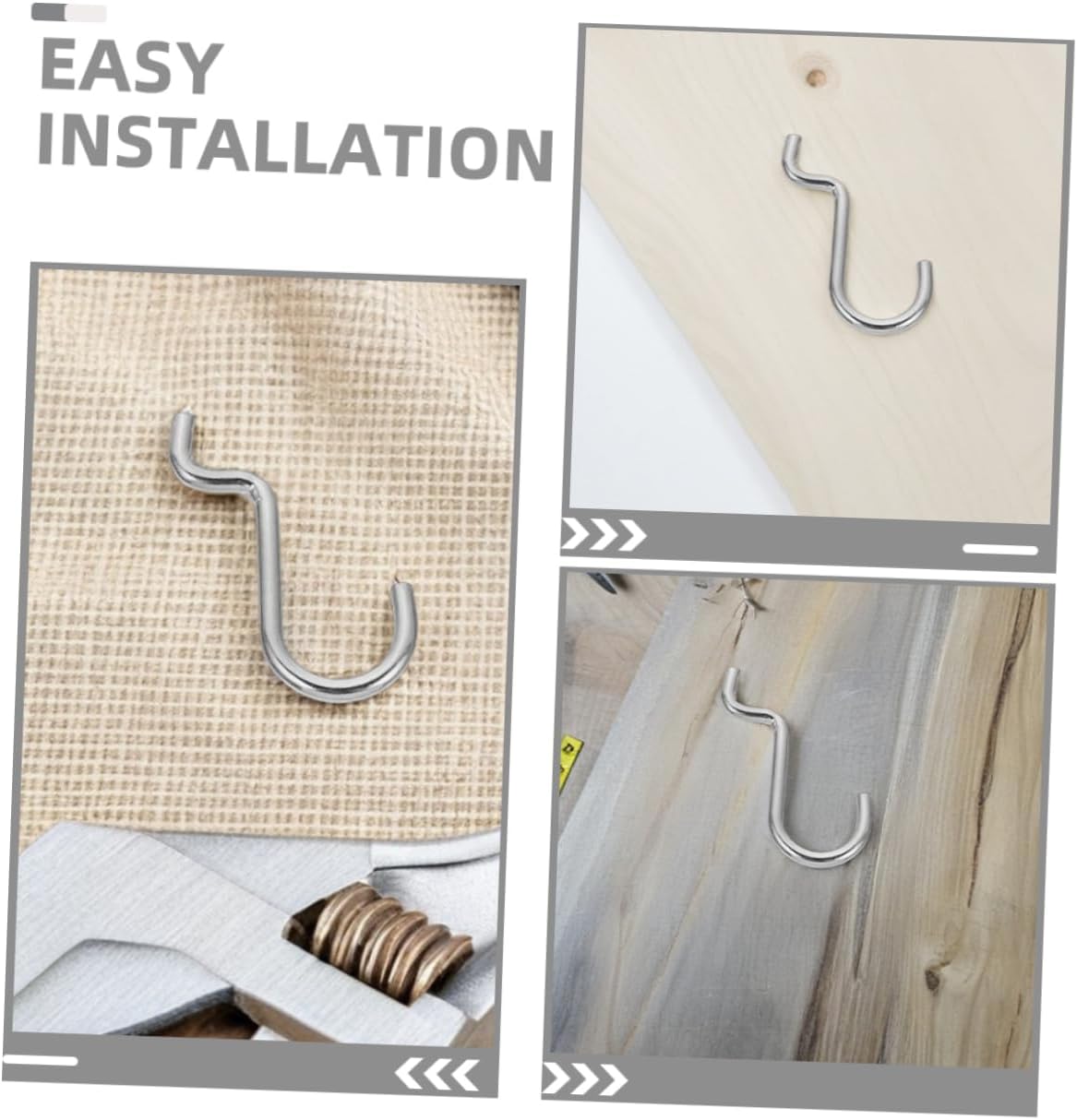 Cabilock 12pcs Pegboard Hooks Tool Holder for Pegboard Utility Wall Hooks Easy Install Garage Craft Room Hangers