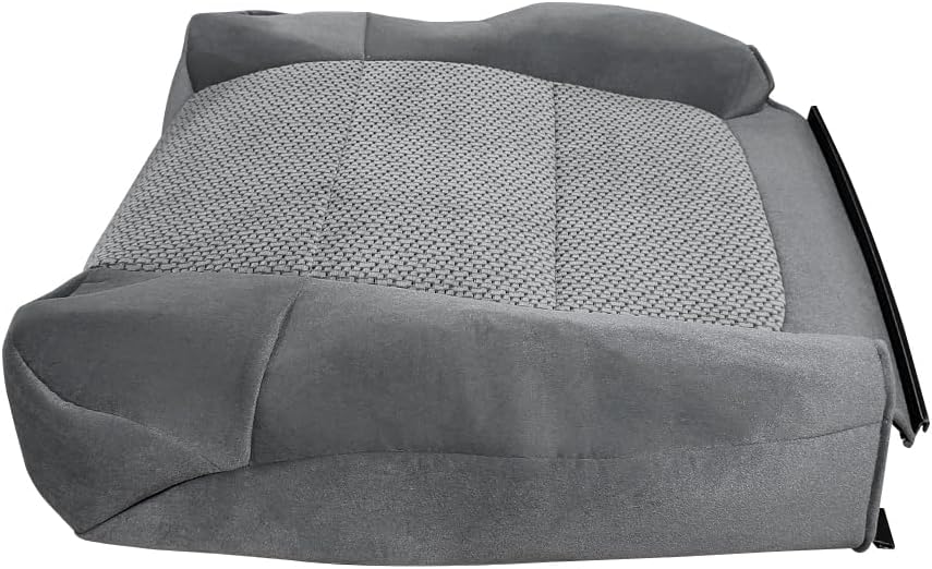 Gray Driver Side Top Lean Back Cloth Seat Cover - Fit for Ford F150 XLT 2002 2003 Super Crew 4 Door