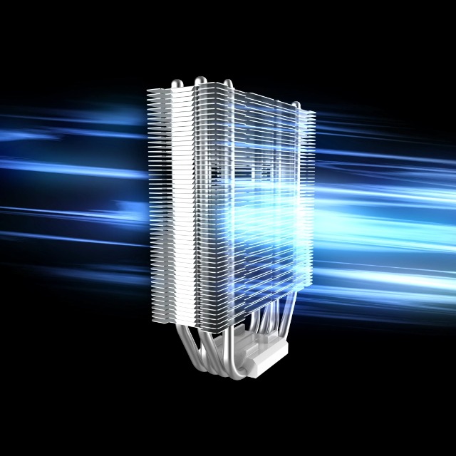 Image of KIMKIRIN CPU Air Cooler with 4X 6mm Copper Heat Pipes, 120mm Fan for Intel LGA 1851, 1700, 1200 and AM4, AM5 CPU Socket