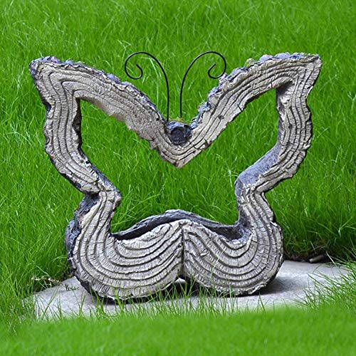 Pot de fleur de papillon ZXQUEGF, artisanat haut de gamme et décoration artistique de cour unique
