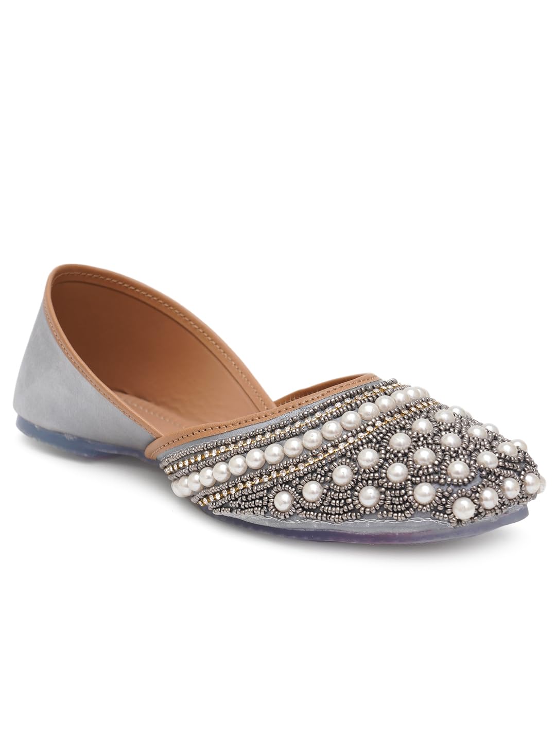 retro walk Square Toe Ethnic Embellished Mojaris-picture-30