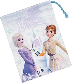 スケーター(Skater) 子供用 コップ袋 巾着 袋 日本製 ディズニー アナと雪の女王 26 女の子 KB63SN-A
