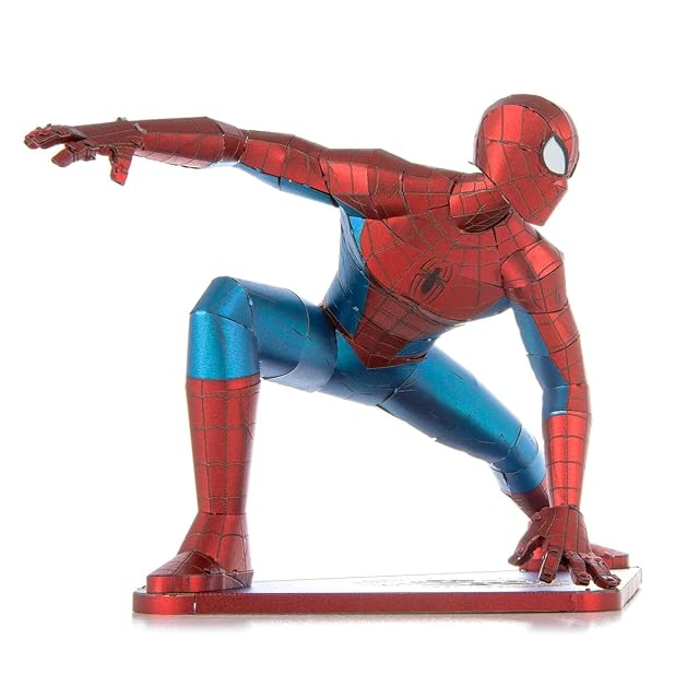 Foto 5 de 7 de Metal Earth Puzzle 3D Spider Man. Rompecabezas de Metal de Marvel. Maquetas para Construir para Adultos Nivel…