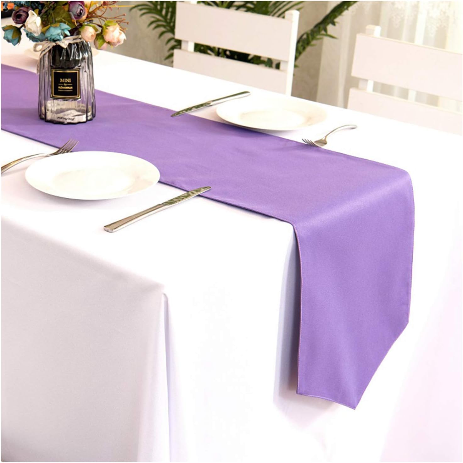 Table Runner Fall, 100% Polyester Kitchen Table Runner, Table Runner for Weddings, Events, Hotels and Catering Services (Colour: B05, Size: 30 x 160 cm) (B11 30 x 180 cm)