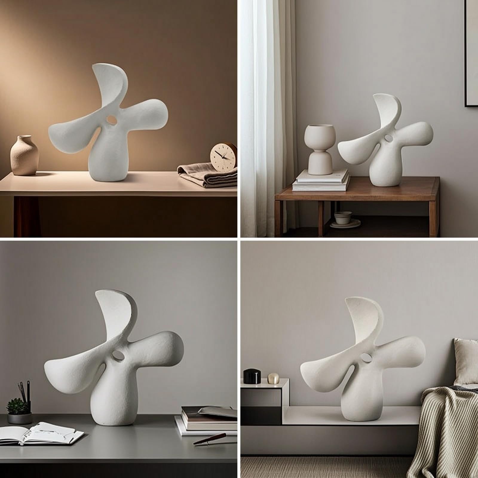 Escultura Conceptual Belleza en Lo Sencillo Adorno Mesa Estatua para Estantería, Recibidor