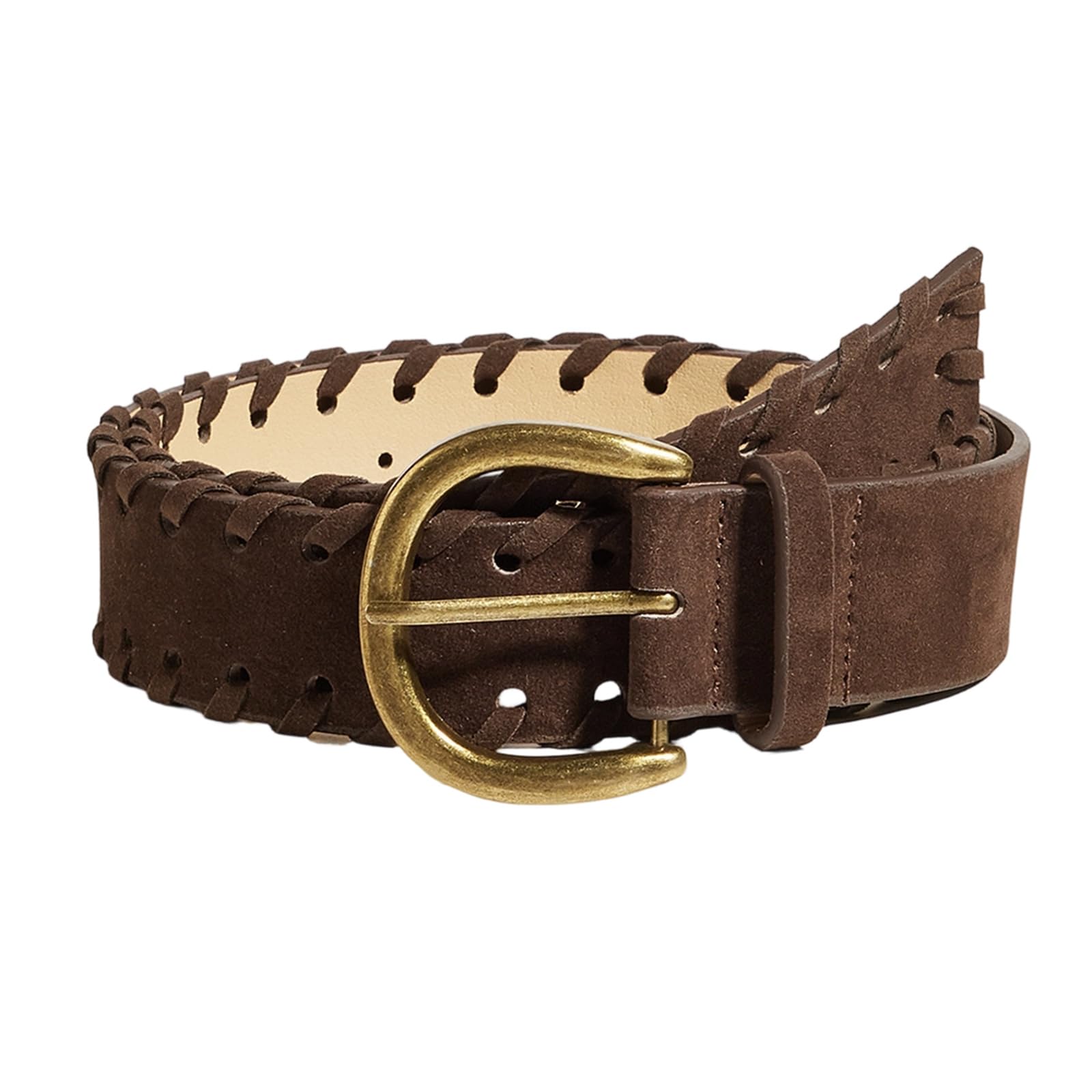 MICFENY Fashionable Woven Belt Soft Adjustable PU Leather Waist Strap Fashionable Waist Sash For Casual Formal Outfits