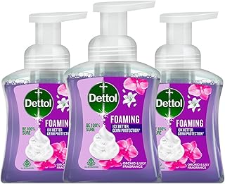 Dettol Orchid & Lily Foaming Handwash Pump 250ml (Pack of 3) Price In India
