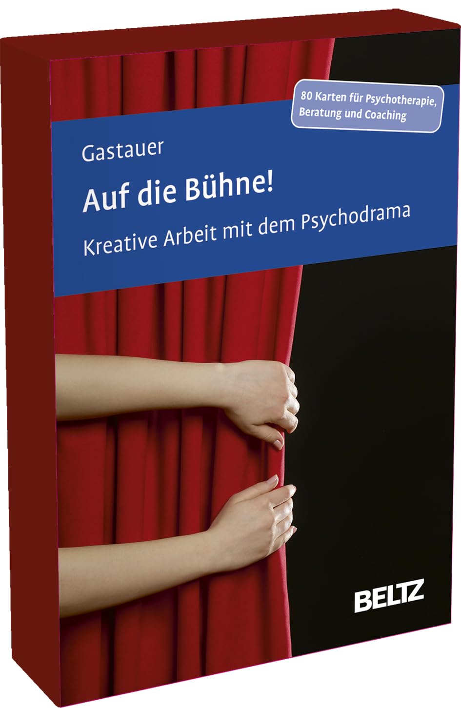 Auf die Bühne!: Kreative Arbeit mit dem Psychodrama. 80 Karten für Psychotherapie, Beratung und Coaching. Mit 20-seitigem Booklet in stabiler Box, Kartenformat 9,8 x 14,3 cm