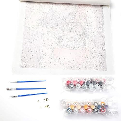 Miniatura 5 de Pintura personalizada por números para adultos, foto personalizable, pintura al óleo digital con tu propia imagen para decoración de pared del