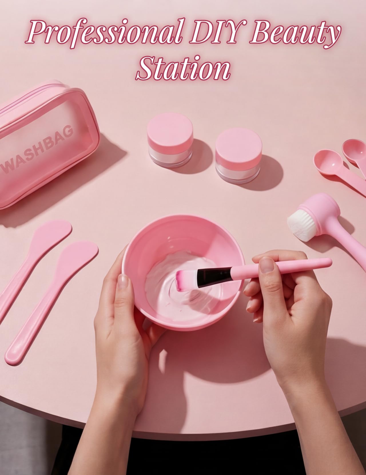 72 Piezas Set de Bienestar para Mujeres - Kit Completo de Spa para Fiesta, Diademas, Accesorios de Belleza y Bolsa, Regalos para Despedida de Soltera y Decoración de Noche de Chicas