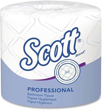 KIMBERLY-CLARK PROFESSIONAL Scott Standard Roll Bathroom Tissue, Pack of 1