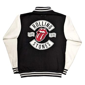 ジャケット・アウター The Rolling Stone vintage ridersjacket Rare! Jack Rose x Rolling Stones Lips & Tan Logo Japan Tour