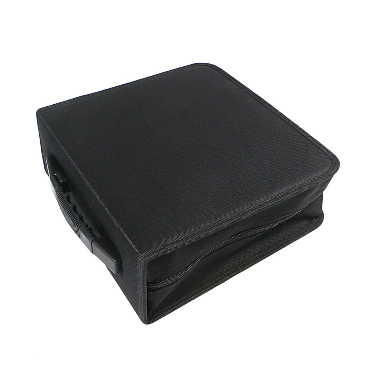 Custodia Porta CD e Dvd da 320 Dischi in Pu e Tessuto Chiusura a Cerniera, Formato Portatile per Utilizzo Quotidiano e Trasporto Sicuro
